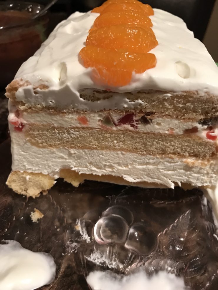 Orange Semifreddo with fruit. recipes at my table: recipes at my table