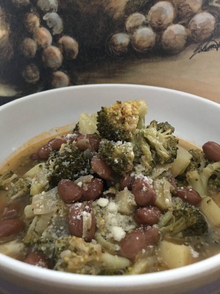 Calabrese Broccoli Soup recipes at my table