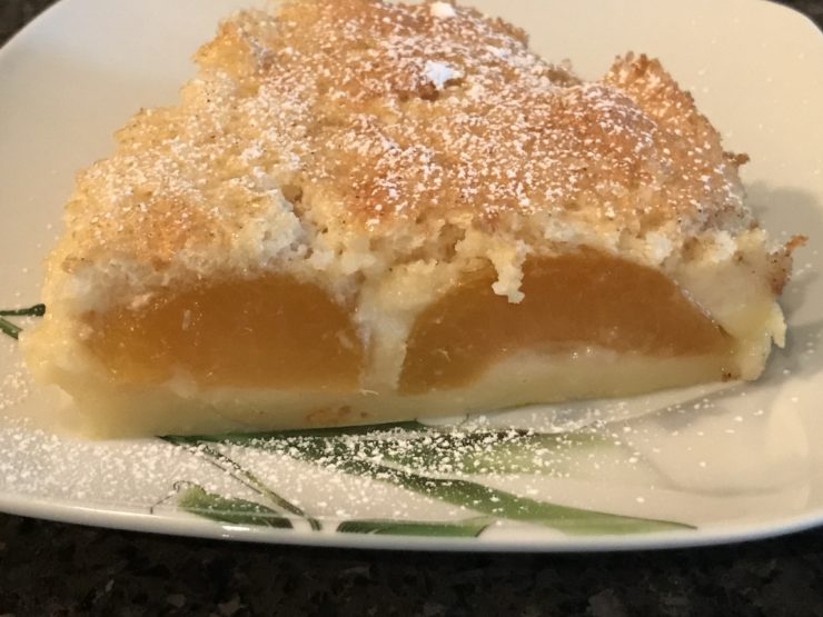 recipes at my table : Nonna's easy Custartd Apricot Cake