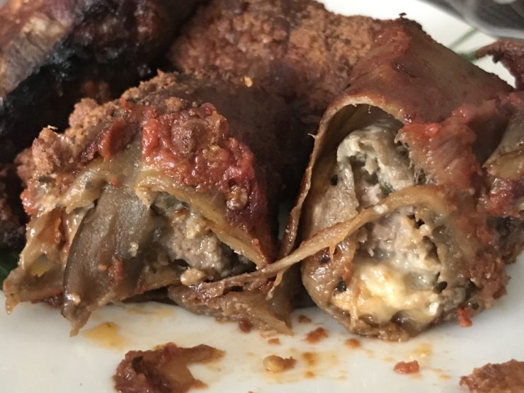 Grilled Eggplant roll-ups - Recipes At My Table