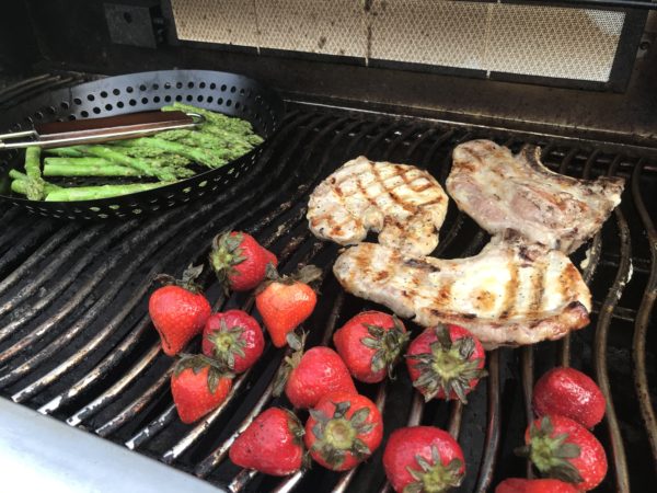 pork hops on the the barbecue recipes at my table