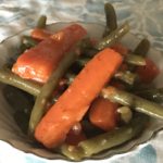 Dilled green beans and carrots recipes at my table