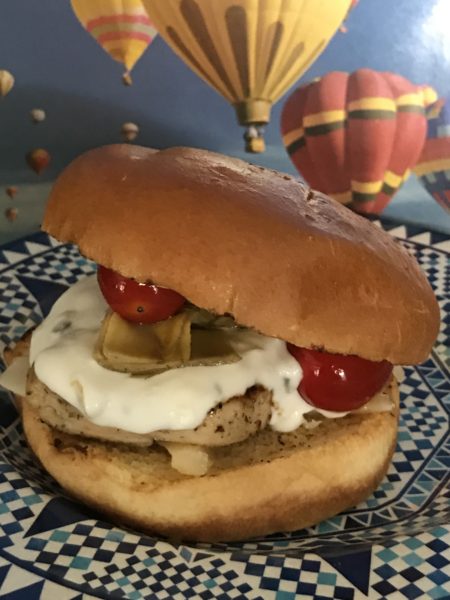 Tzatziki Barbecued Chicken with Tomatoes and Artichokes Recipes at My Table