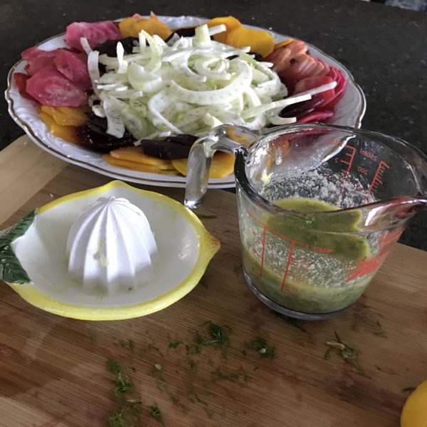 Fennel Rainbow Beet Salad Recipes at My table