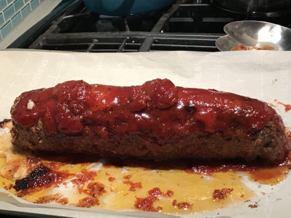 Roasted Red Pepper and Mozzarella Meatloaf