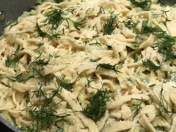 Tagliatelle with fennel and zucchini Recipes at My Table