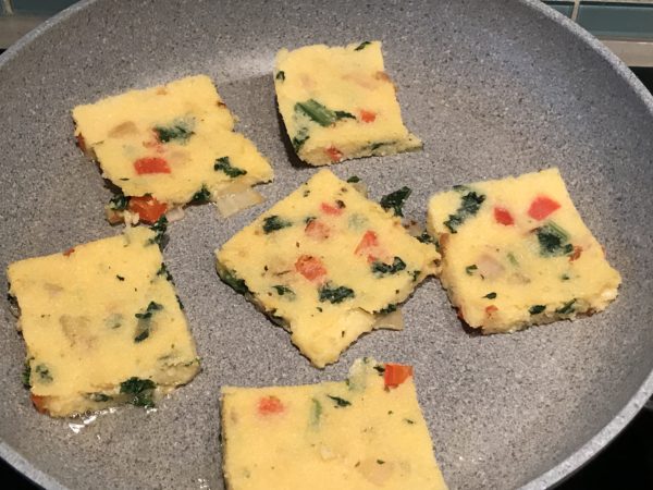 Red Pepper Onion Kale Polenta - Recipes At My Table