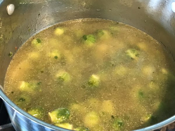 Carbonara Brussels Sprouts Soup: Recipes At My Table