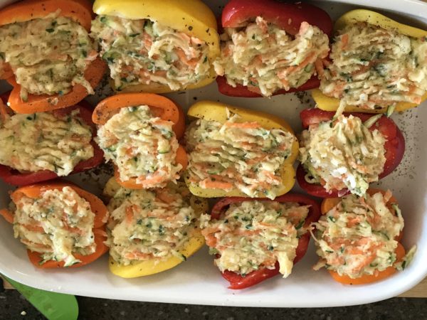 Mashed Potato Vegetable Stuffed Peppers:Recipes at My Table