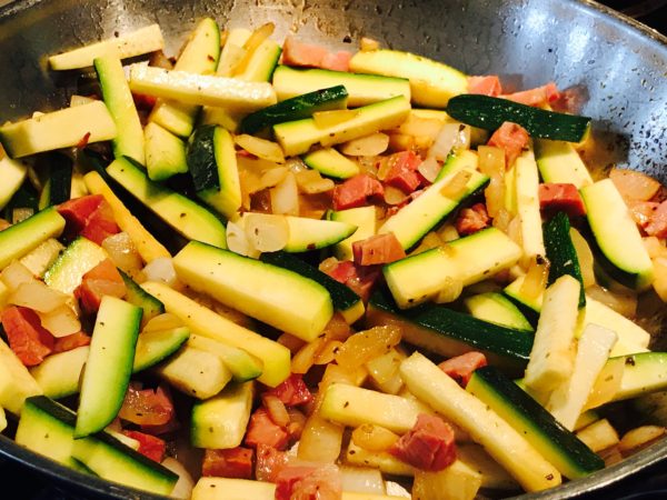 Linguini With Pancetta and Zucchini: Recipes at My Table