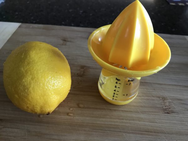 Freshly squeezed lemon juice