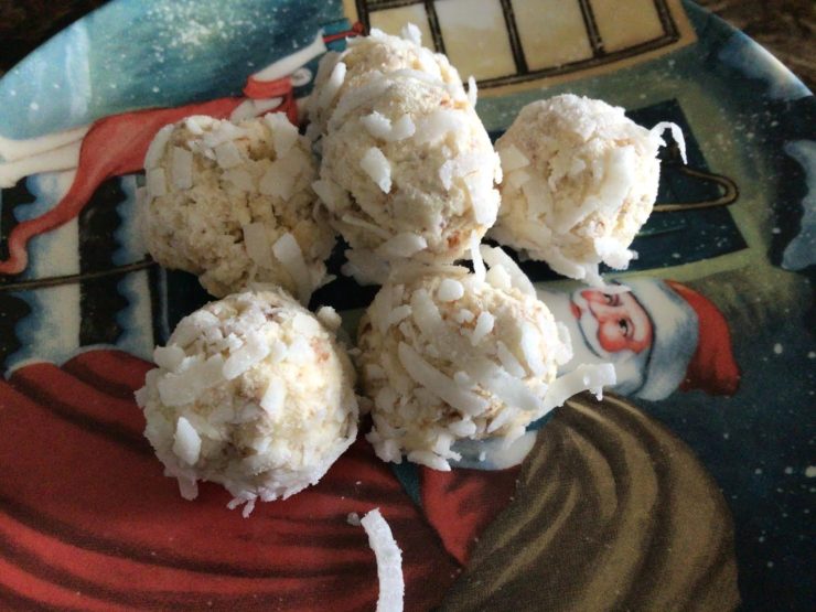 Limoncello Cream Cheese Balls