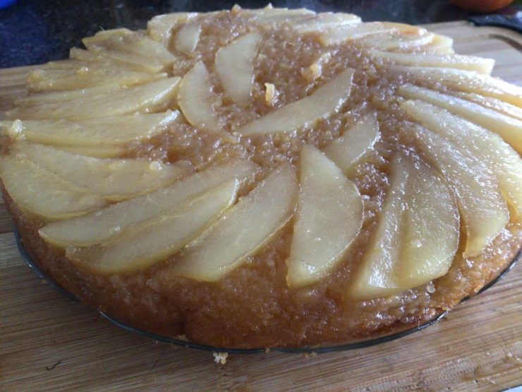 Pear Upside-Down Cake:Recipes At My Table