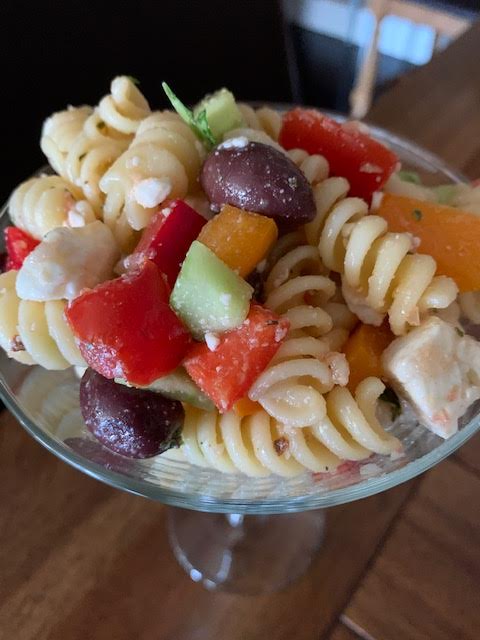 Greek Pasta Salad:Recipes At My Table