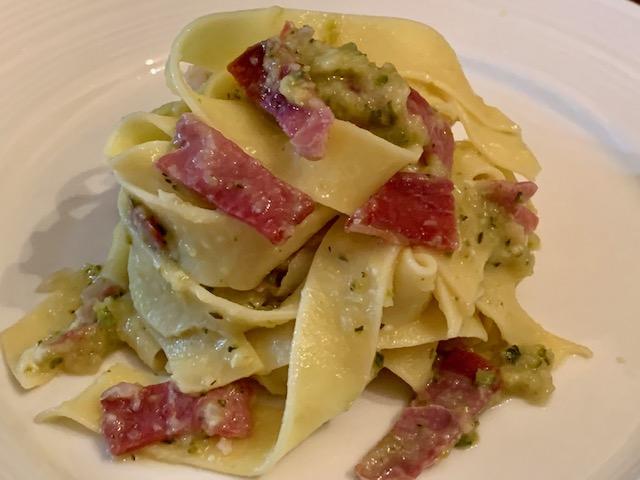  Pappardelle With Cream of Zucchini and Prosciutto:Recipes At My Table