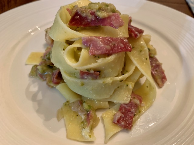 Pappardelle With Cream of Zucchini and Prosciutto:Recipes At My Table