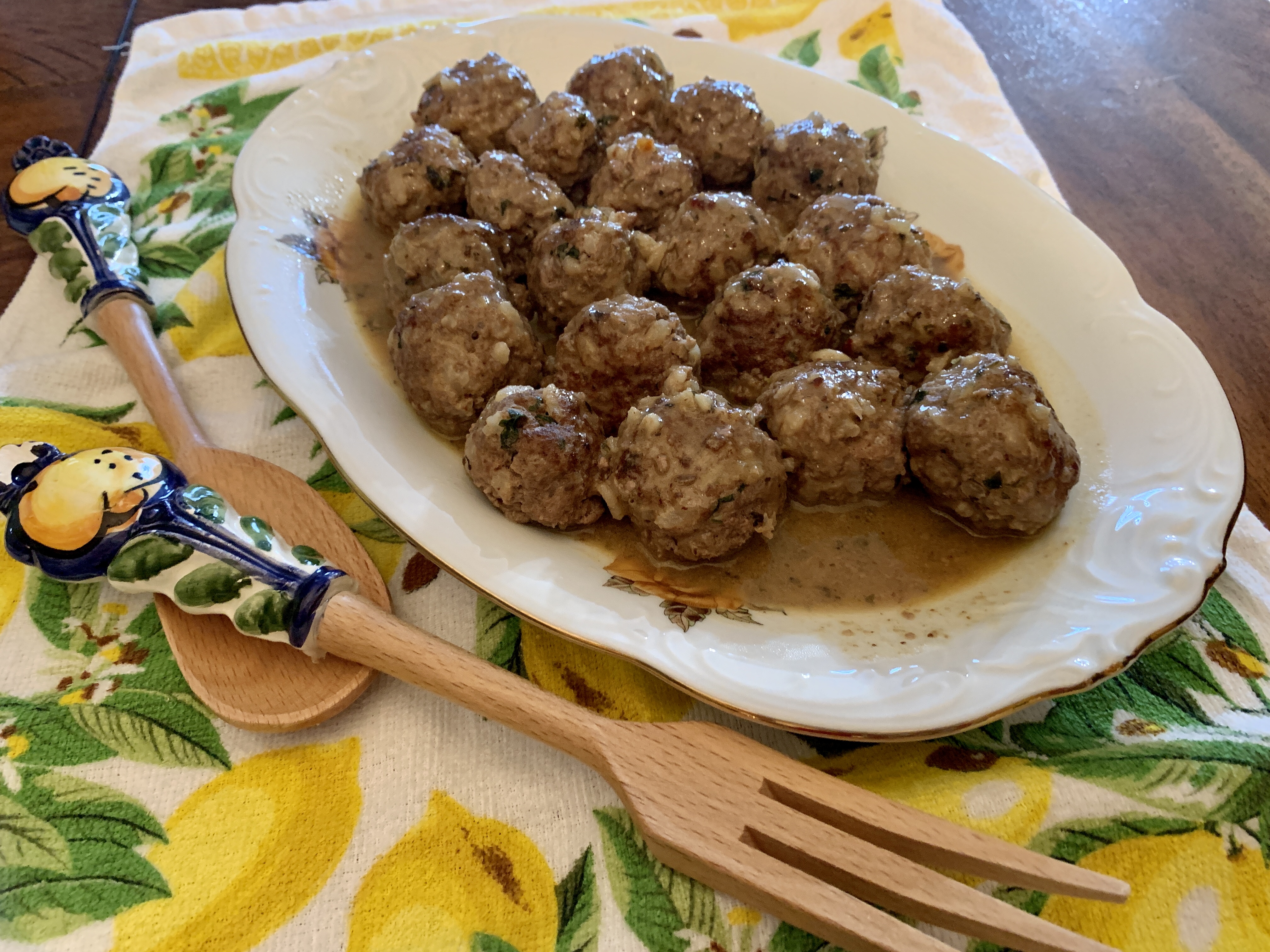 Beef And Rice Meatballs With Lemon Sauce: Recipes At My Table