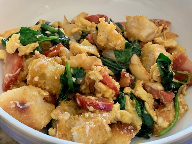 Eggs With Chorizo And Spinach: Recipes At My Table